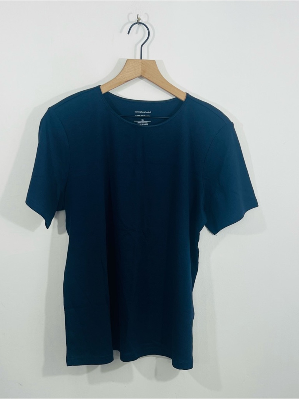 Christopher & Banks Navy Short Sleeve Pullover Round Neck Layer Your Look XL